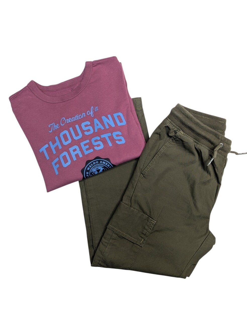 Gap Kids Graphic Long Sleeve Tee & Cargo Pants Bundle | Size S